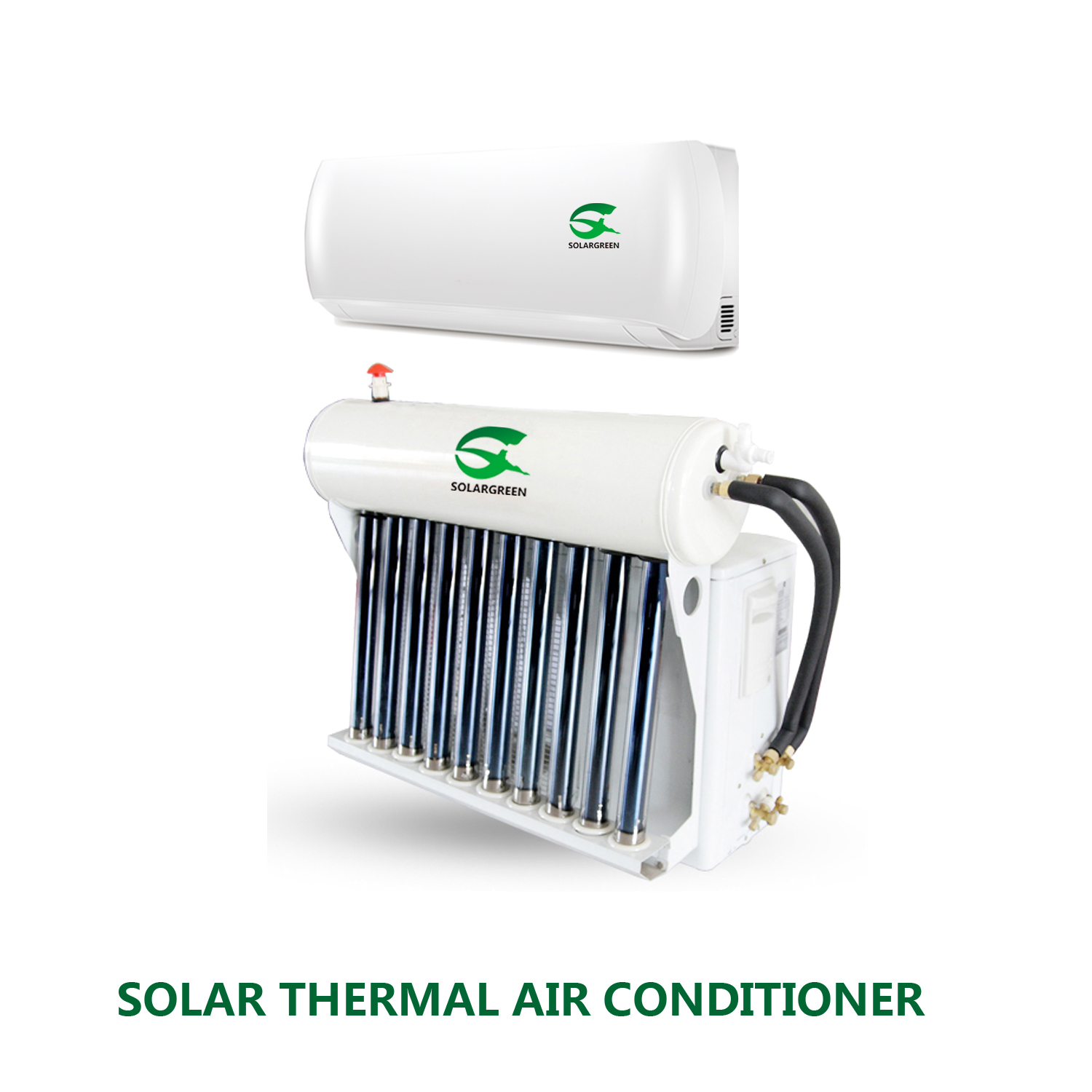 Aire acondicionado solar térmico híbrido con tubos de vacío que ahorra 30% -50%