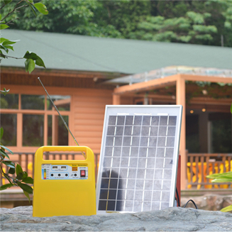 Mini generador solar 3w-400w con bombillas led, radio, cargador de teléfono móvil