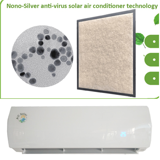 Todos los nuevos pedidos de acondicionadores de aire solares se proporcionarán libremente con el filtro asesino de virus covid-19